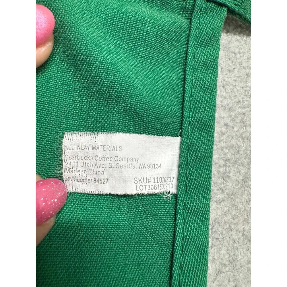 Starbucks Green Barista Apron Coffee Shop Uniform Adjustable 2 Pocket Siren Logo